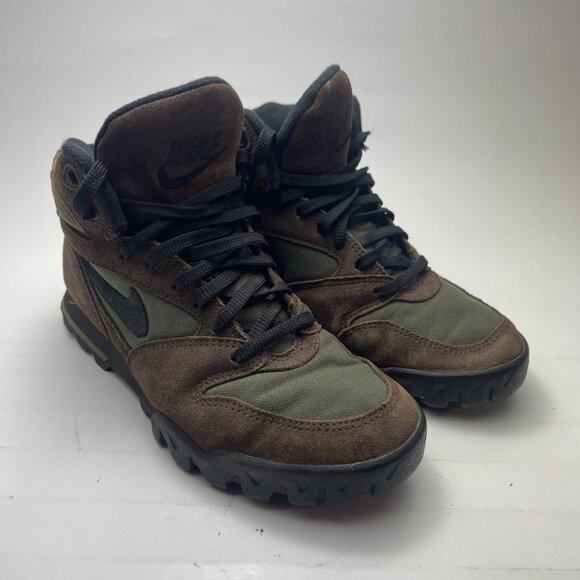 Vintage 90s Nike Caldera ACG Hiking Boots Brown Suede Size 7.5 940305 IB (Read) - Picture 2 of 13